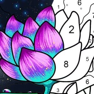 Paint by Number Coloring Game